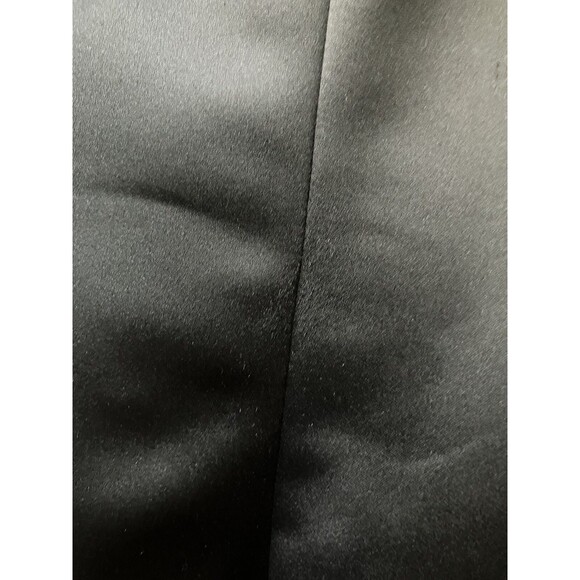 Vintage Scott McClintock Black Strapless Mermaid Gown Velvet Panel XXS/XS READ - Picture 15 of 16